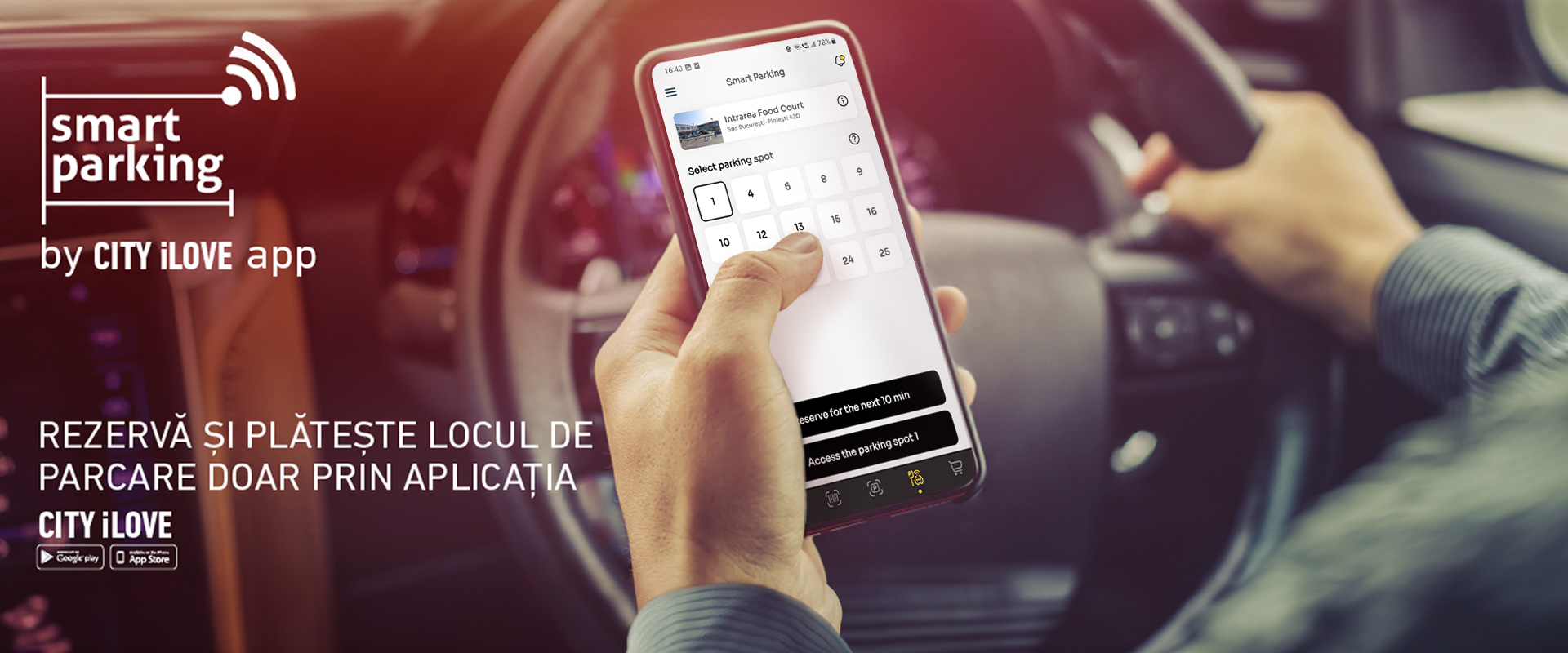 Smart Parking by CITY iLOVE app