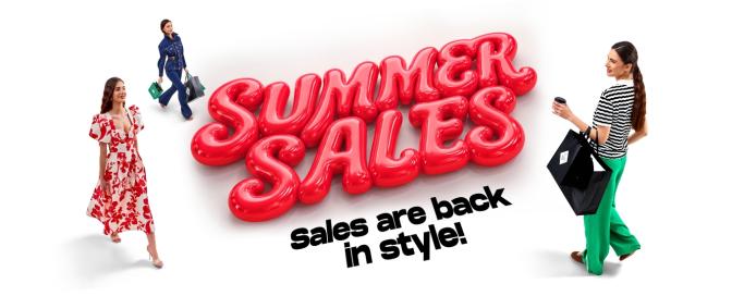 Sales are back in fashion!